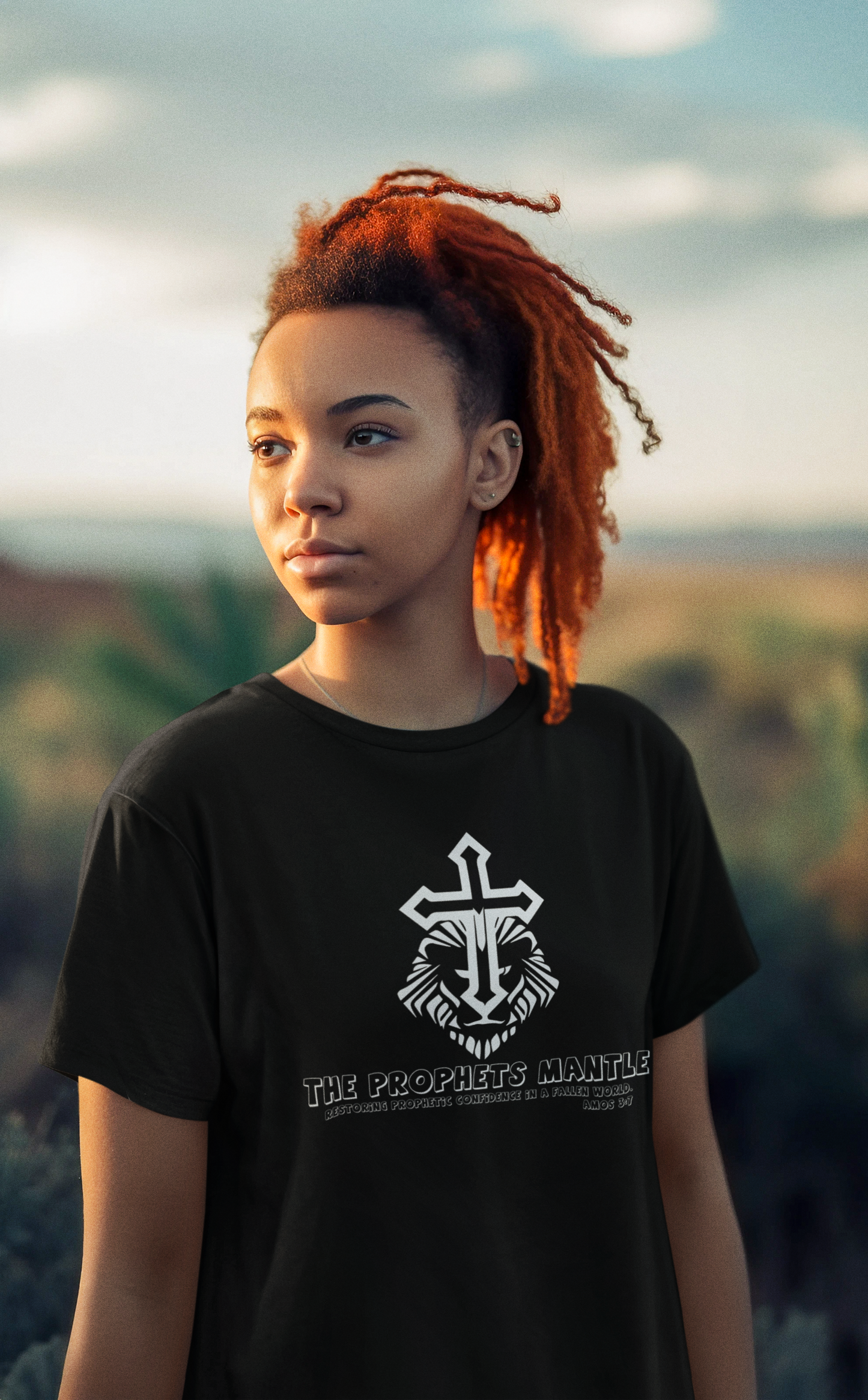 Black Short Sleeve Shirt with White Logo